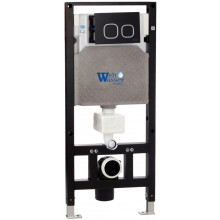 Инсталляция для подвесного унитаза Weltwasser WW Amberg 506 BL 10000008226 с черной кнопкой