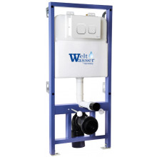 Инсталляция для подвесного унитаза Weltwasser WW Bamberg 525 WT 10000013445 с белой кнопкой