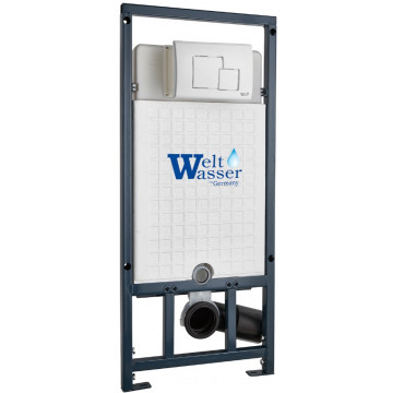 Инсталляция для подвесного унитаза Weltwasser Marberg 507 SE WT 10000011215 с белой клавишей смыва