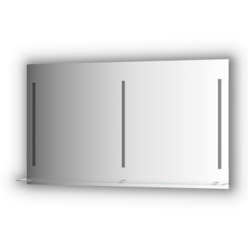Зеркало с полочкой cо встроенным LED-светильником Evoform Ledline-S 130 х 75 см BY 2169