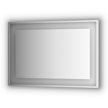 Зеркало в багетной раме cо встроенным LED-светильником Evoform Ledside 110 х 75 см BY 2206