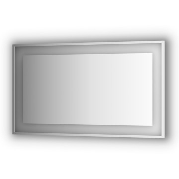 Зеркало в багетной раме cо встроенным LED-светильником Evoform Ledside 130 х 75 см BY 2208