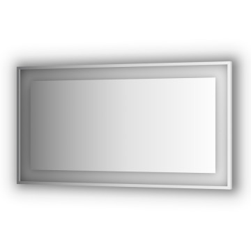 Зеркало в багетной раме cо встроенным LED-светильником Evoform Ledside 140 х 75 см BY 2209