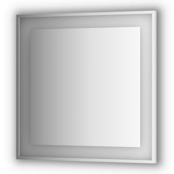 Зеркало в багетной раме cо встроенным LED-светильником Evoform Ledside 90 х 90 см BY 2211