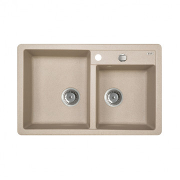 Кухонная мойка Iddis Vane G V23P782i87 78х50х22.7 см, Granucryl, 2 чаши, песок
