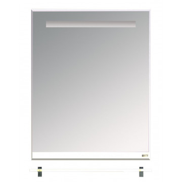 Зеркало Misty Джулия 60 белое White с полочкой