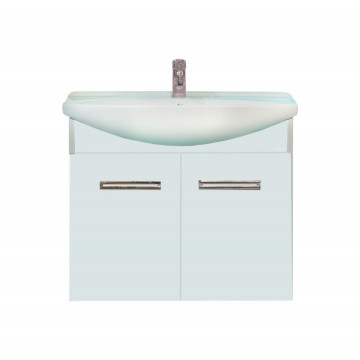 Тумба Misty 65 подвесная белая White