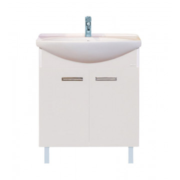 Тумба с раковиной Misty Джулия 75 белая White