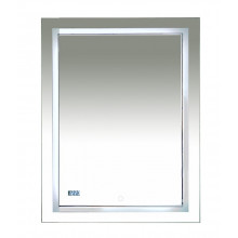 Зеркало Misty Неон 2 LED 60x80 сенсор на зеркале + часы