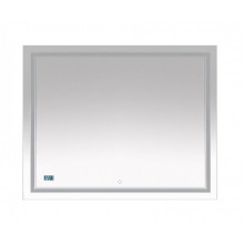 Зеркало Misty Неон 2 LED 100x80 сенсор на зеркале + часы