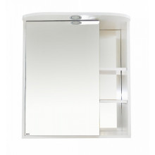 Зеркало-шкаф Misty Венера 70 L белый эмаль