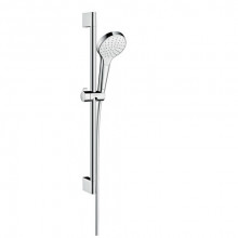 Душевой гарнитур Hansgrohe Croma Select S 1jet Uni 26574400 90 см хром/белый