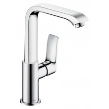 Смеситель Hansgrohe Metris 31187000 для раковины, со сливным клапаном Push-Open