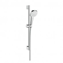 Душевой гарнитур Hansgrohe Croma Select E 1jet EcoSmart 26585400 хром/белый