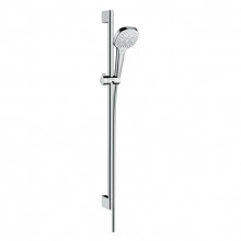 Душевой гарнитур Hansgrohe Croma Select E Multi EcoSmart 26591400 хром/белый