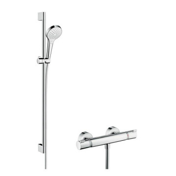 Душевой комплект Hansgrohe Croma Select S Vario 27014400 с термостатом Ecostat Comfort