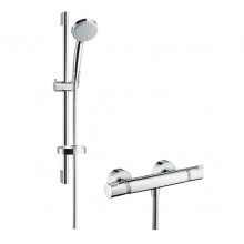 Душевой комплект Hansgrohe Croma 100 Vario EcoSmart 27032000 с термостатом Ecostat Comfort