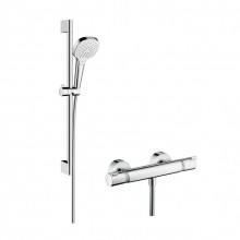 Душевая система Hansgrohe Croma Select E Vario 27081400 с термостатом Ecostat Comfort