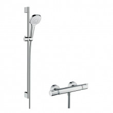 Душевой комплект Hansgrohe Croma Select E Vario 27082400 с термостатом Ecostat Comfort