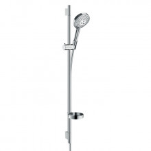 Душевой гарнитур Hansgrohe Raindance Select S 27667000 120 3j PowderRain 90 см хром