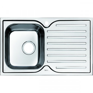 Мойка кухонная Iddis Strit STR78SLi77 78 х 48 см, шелк, чаша слева