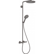 Душевая система Hansgrohe Raindance Select S 240 PowderRain 1jet Showerpipe 27633340, черный хром