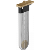 Внешняя часть Hansgrohe sBox Square 28010140 бронза матовый