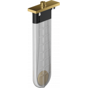 Внешняя часть Hansgrohe sBox Square 28010990, золото