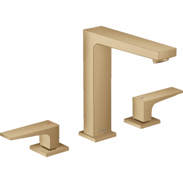 Смеситель Hansgrohe Metropol 32515140 для раковины 160, бронза матовый