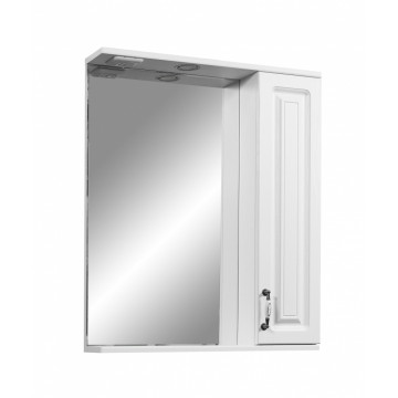 Зеркальный шкаф Stella Polar Кармела 65/C SP-00000184, 65 см, подвесной, правый, ольха белая