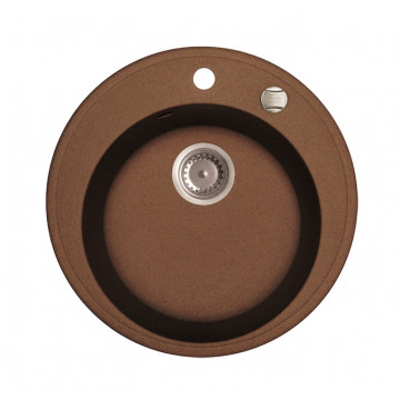 Кухонная мойка Iddis Kitchen G K16C511i87 51 x 51 x 23 см, Granucryl, 1 чаша, коричневый (шоколад)