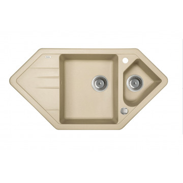 Кухонная мойка Iddis Vane G V29S965i87 96 x 50 x 22.7 см, Granucryl, угловая, светло-бежевый (сафари)