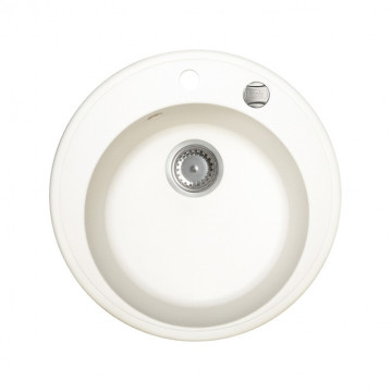 Кухонная мойка Iddis Kitchen G K05W511i87 51 x 51 x 23 см, Granucryl, 1 чаша, белый