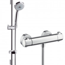 Душевой комплект Hansgrohe Croma 100 Multi 27086000 с термостатом Ecostat Comfort