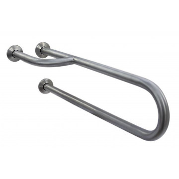 Поручень для ванной левый Nofer Inox 15047.S матовый