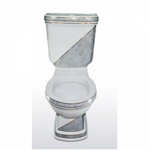 Унитаз-компакт Creavit Y.GOLLER Декор DIAG./GRI YG310.001I0
