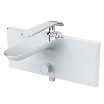 Cмеситель для ванны Creavit Bloom BL2522-B белый