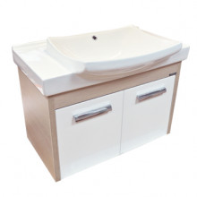 Тумба-умывальник Comforty Киото-75 П сосна лоредо с раковиной Comforty 002