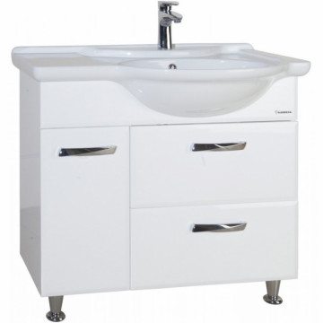 Тумба c раковиной Bellezza Балтика 90 R Белая