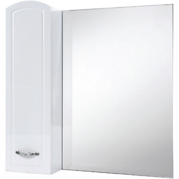 Зеркало-шкаф Bellezza Амелия 80 L белый
