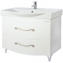 Тумба c раковиной Bellezza Сесилия 105 белая