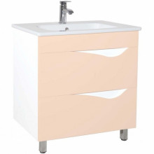 Тумба c раковиной Bellezza Эйфория 80 Бежевая