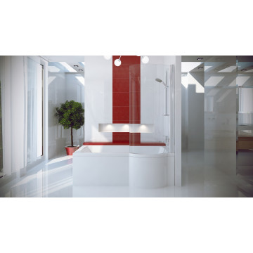 Акриловая ванна BESCO INSPIRO с душевой кабиной 170x70 R WAI-170-NPR