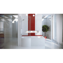 Акриловая ванна BESCO INSPIRO с душевой кабиной 150x70 L WAI-150-NLE