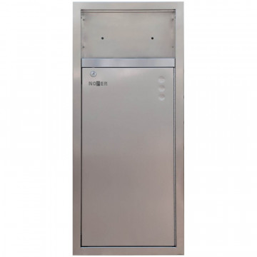 Контейнер для мусора встраиваемый 21 л Nofer Compact 14103.S матовый
