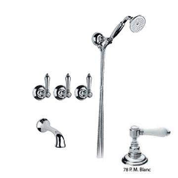 Смеситель для ванны Nicolazzi Classica 1403CR78 Petit Mont Blanc