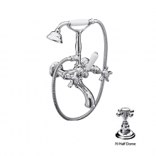 Смеситель для ванны Nicolazzi Classica 1401CR70  Half Dome