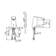 Сенсорный смеситель Oras Cubista 2816F