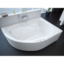 Акриловая ванна Aquatek | Акватек Вирго 150х100 с гидромассажем Standard (пневмоуправление)