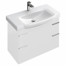 Тумба подвесная Villeroy & Boch SENTIQUE A853 00DH + раковина 5142 A0R1 100см